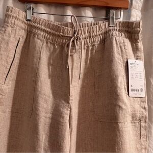 Athleta Retreat Wide Leg Linen Pant.
